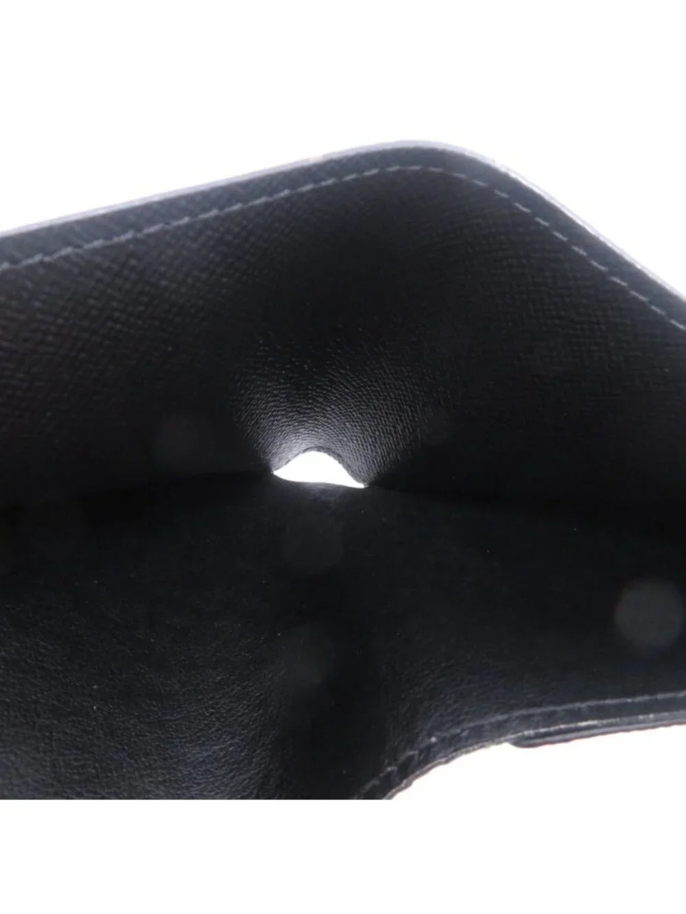 Louis Vuitton Portefeuille Slender Damier Graphite Bifold Wallet Canvas Gray
